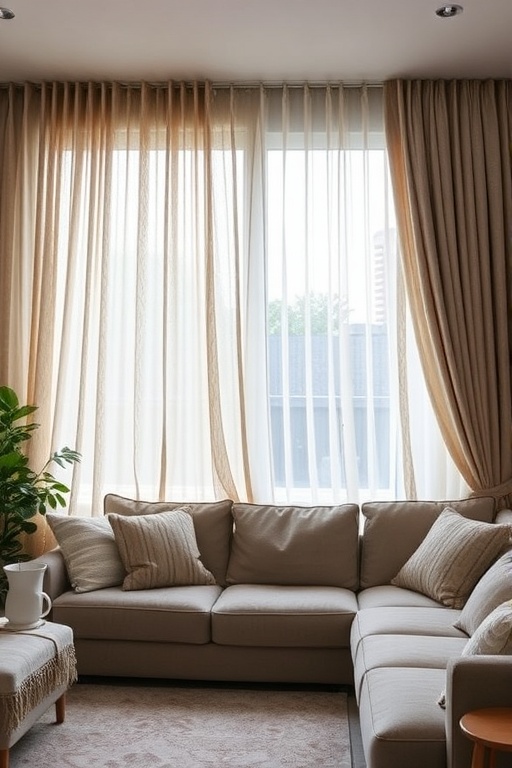Before Residential Home Curtain Cleaning
